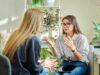 Two women having a conversation